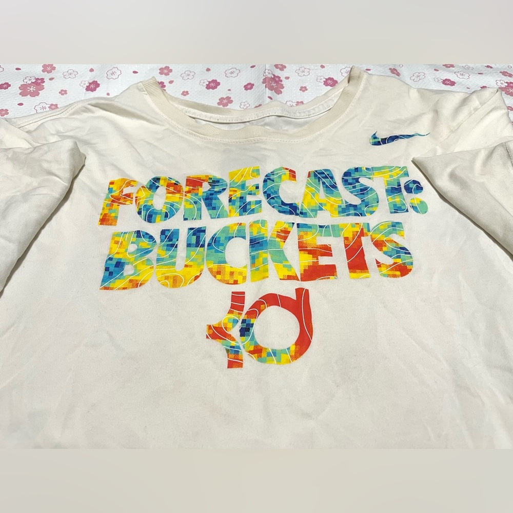 Nike Mens KD Forecast: Buckets Logo DRI-FIT Athletic Cut Tee Size Large - Picture 2 of 16
